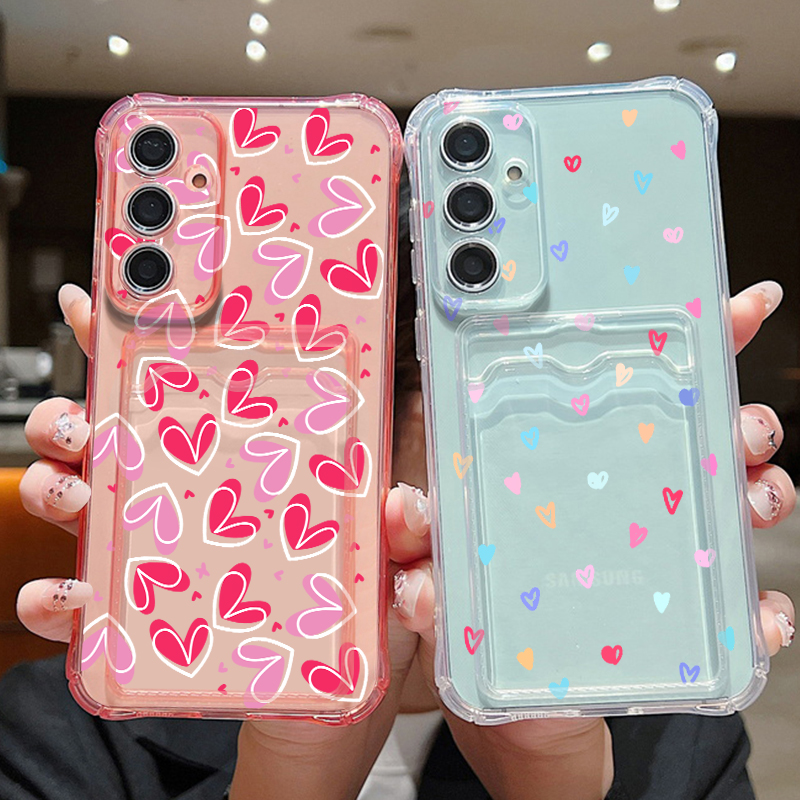Samsung Galaxy A55 - Custodia per telefono con slot per