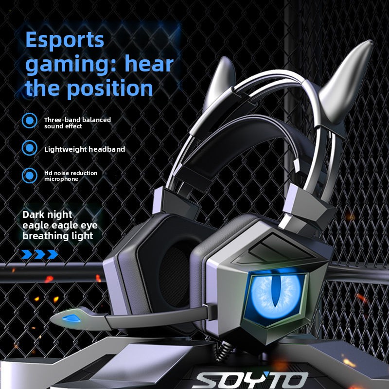 Wired Earphone Lightning - Cuffie Cablate Over-Ear Personalizzate per Gaming
