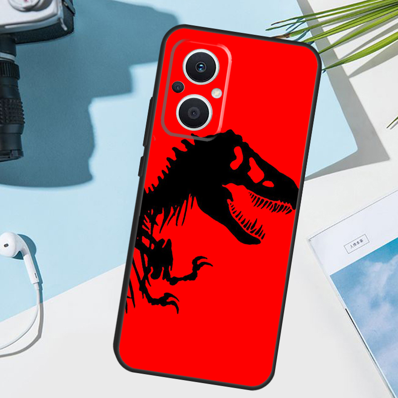 Custodia a tema draghi e dinos - Oppo Reno 12 recensione e prezzo