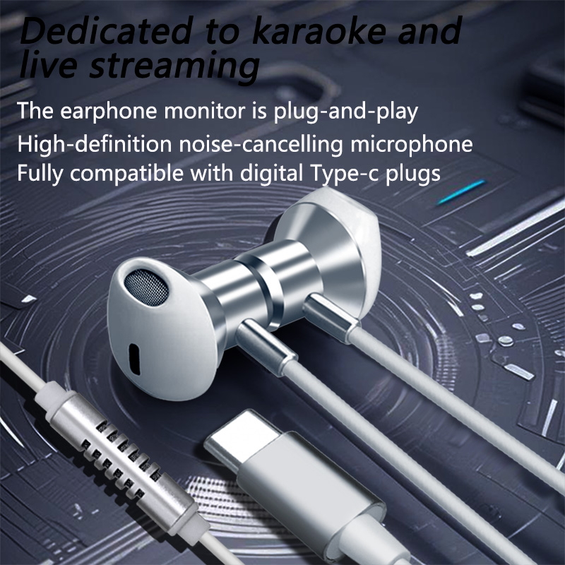 Cuffie Karaoke Cablate Tipo C  - Wired Earphone Lightning recensione e prezzo